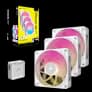 Corsair iCUE LINK RX120 MAX RGB 120mm PWM Thick Fans 3-Pack White image
