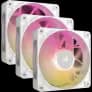 Corsair iCUE LINK RX120 MAX RGB 120mm PWM Thick Fans 3-Pack White main image