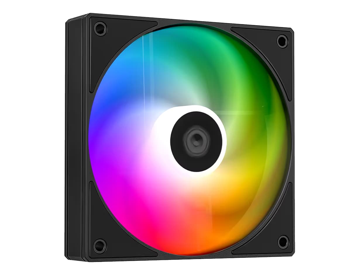 ID Cooling AS-120-ARGB-KR PWM Fan Black Reverse Blade image