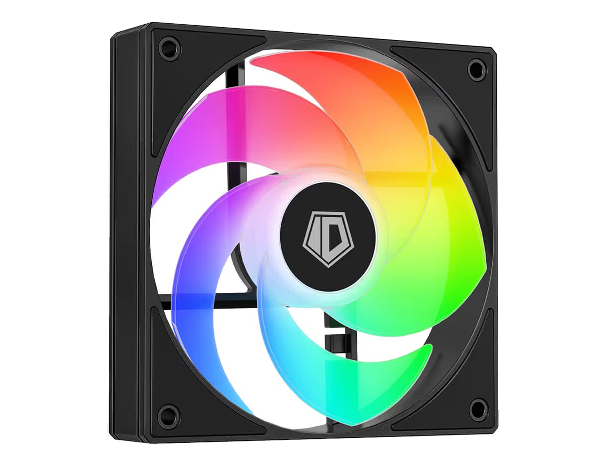 ID Cooling AS-120-ARGB-KR PWM Fan Black Reverse Blade main image