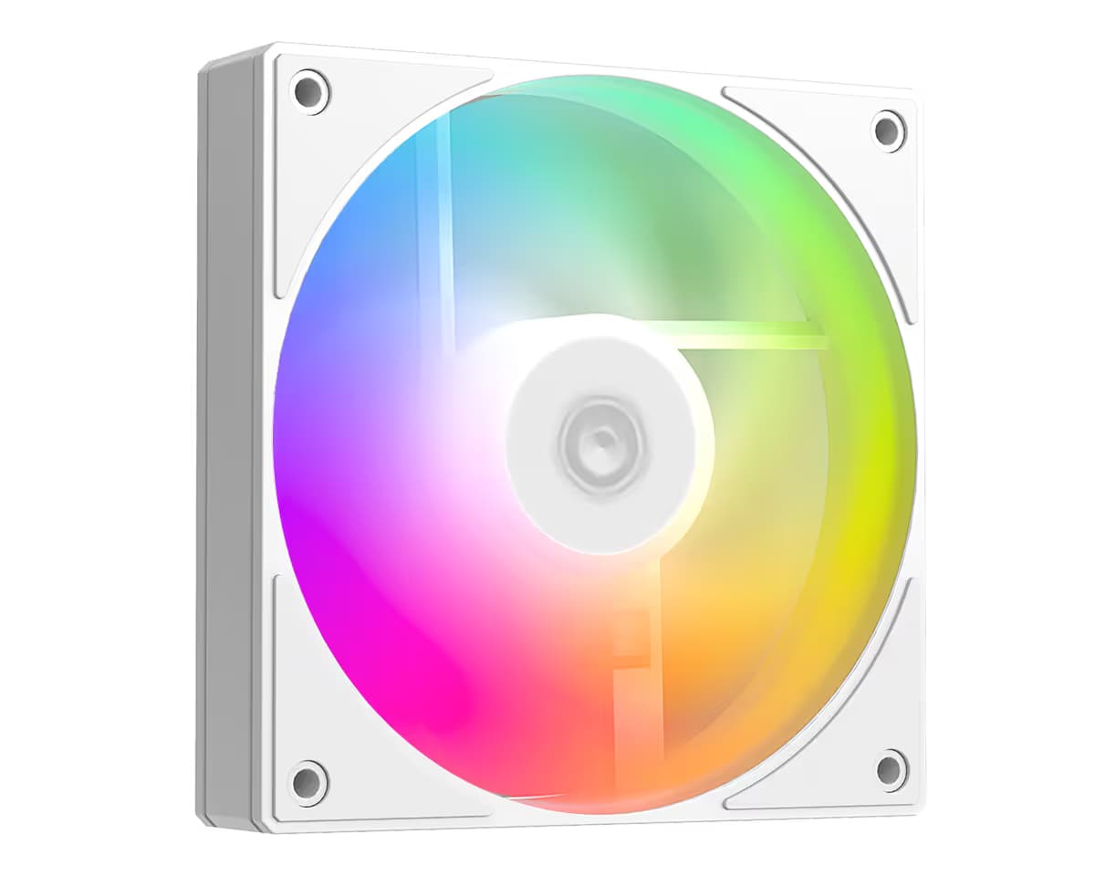 ID Cooling AS-120-ARGB-WR PWM Fan White Reverse Blade image