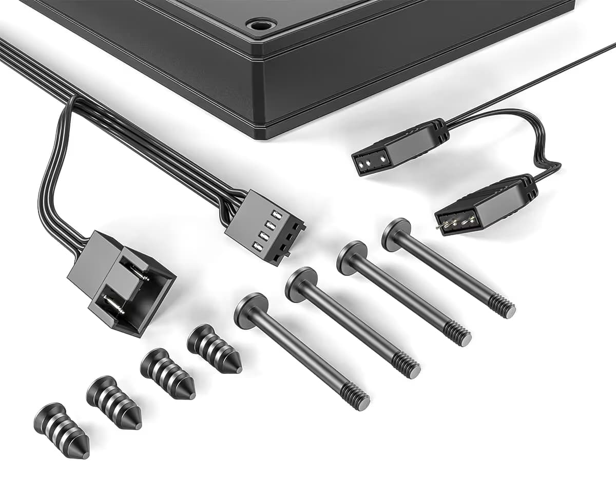 ID-COOLING AS-120-ARGB-K Trio Pack of 3 Black PWM image