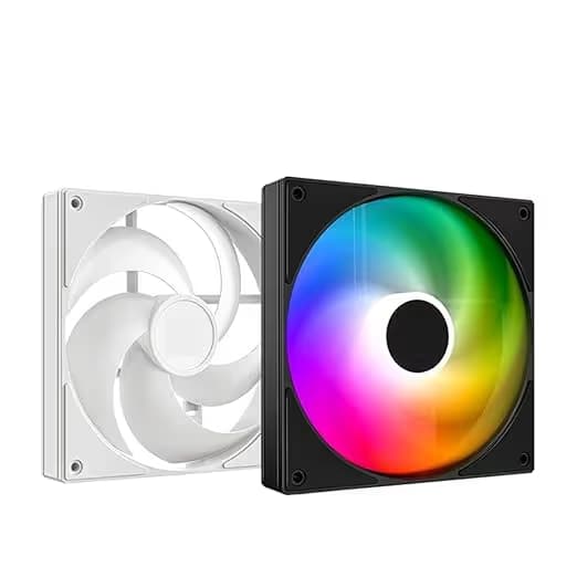 ID-COOLING AS-140-ARGB-K Duet Pack of 2 Black PWM image