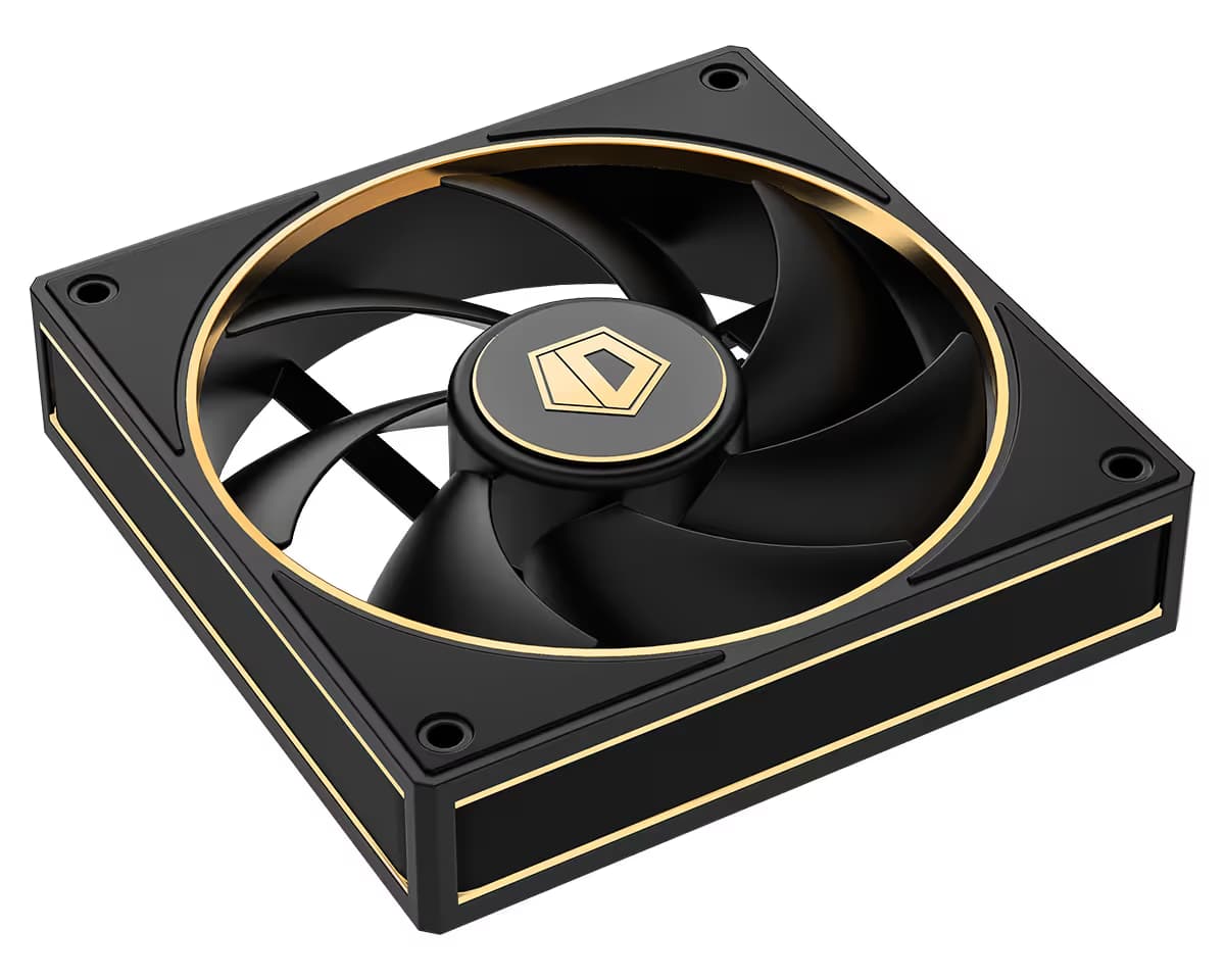 ID COOLING AF-127-GDL Gold/Black 120mm PWM image