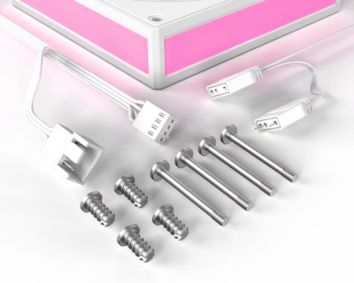 ID COOLING AF-127 PINK Trio 120mm PWM image