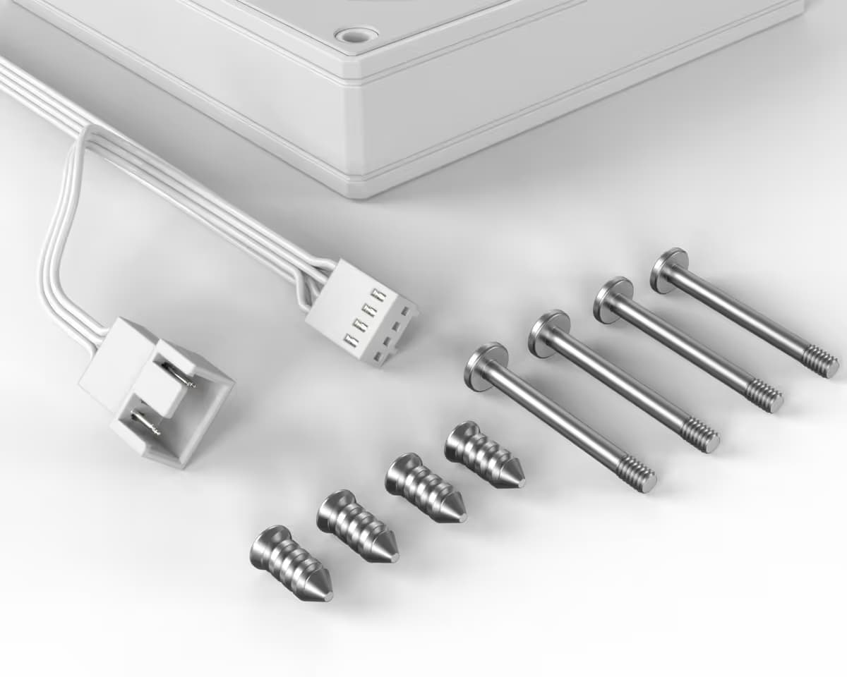 ID-COOLING AF-1230-W 120mm White PWM image