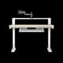 Platform:4 Desk Wood, Light Pine Stain image