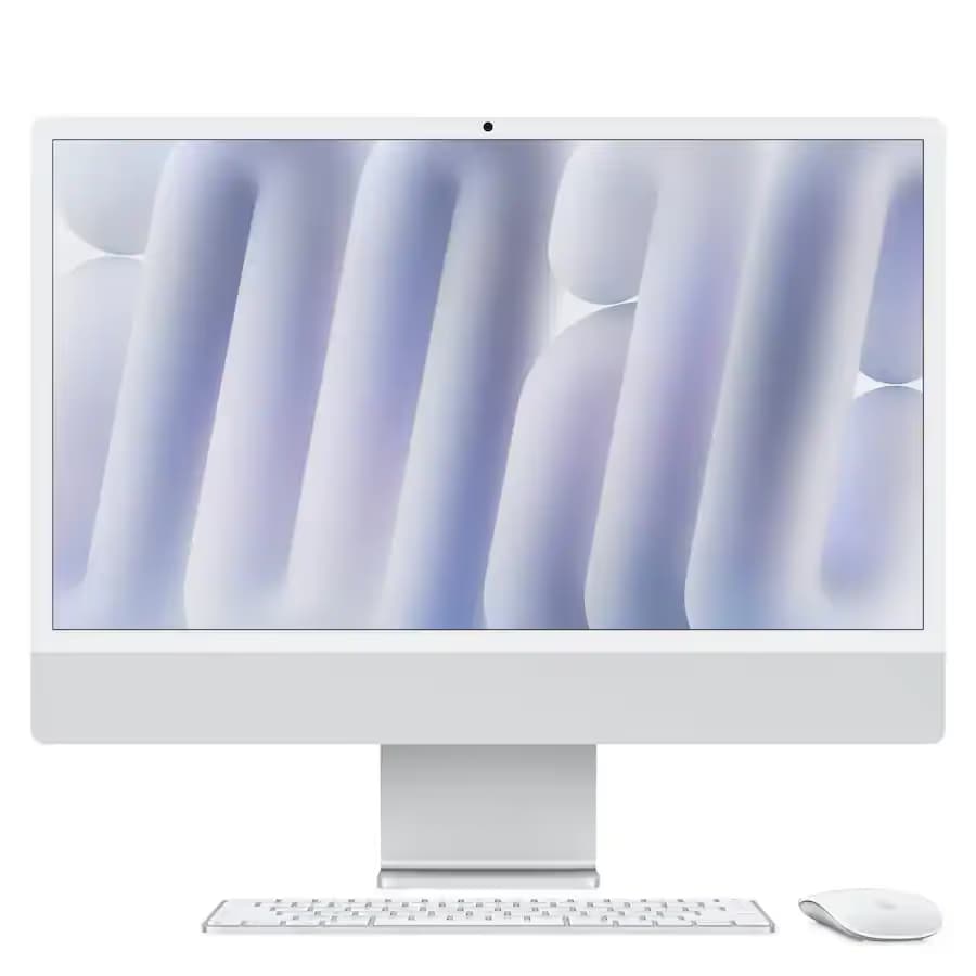 Apple iMac 24-inch (M4, 16GB Unified Memory, 256GB SSD, Silver, 2024) image