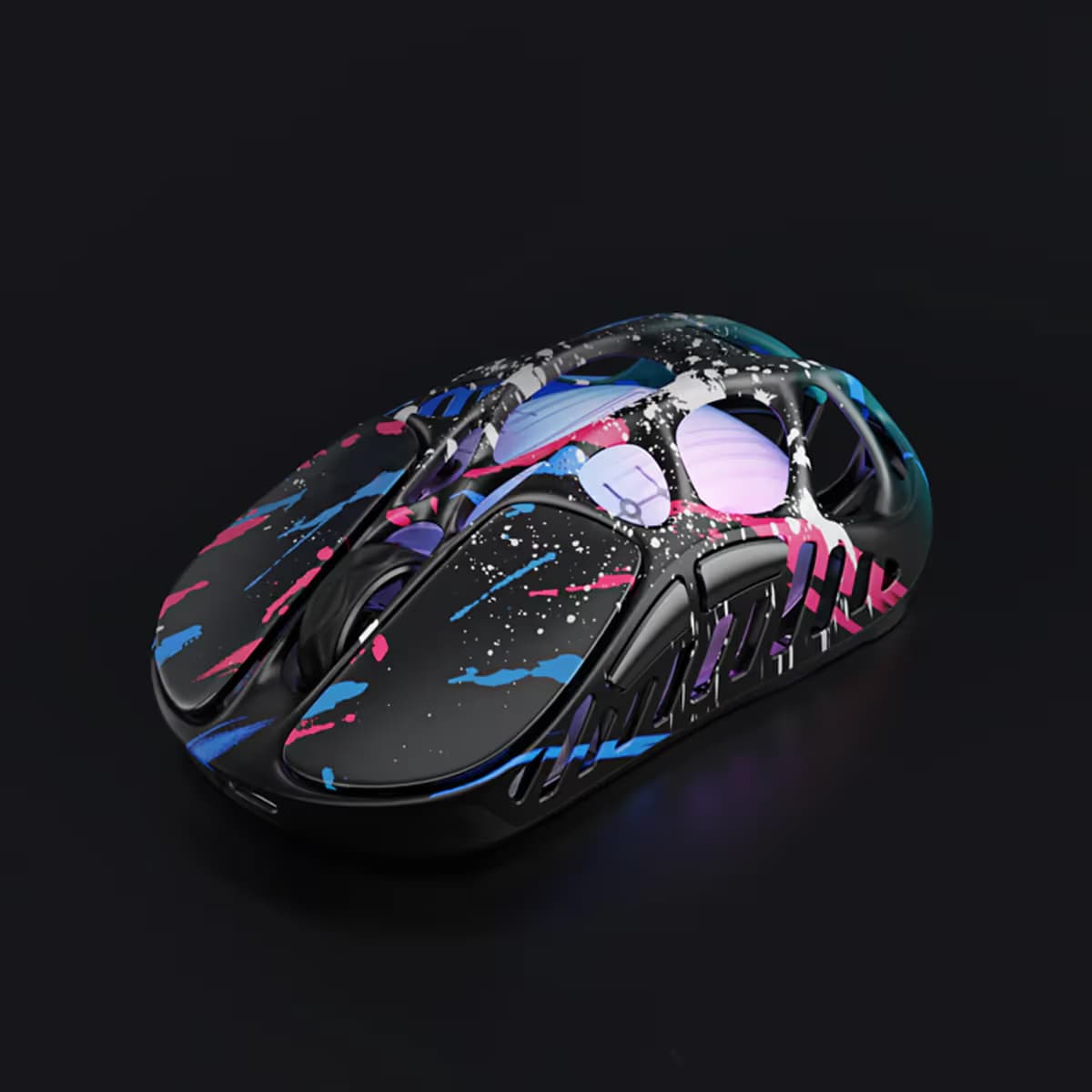 GravaStar Mercury X Pro Neon Grafitti 8KHz Wireless Gaming Mouse main image
