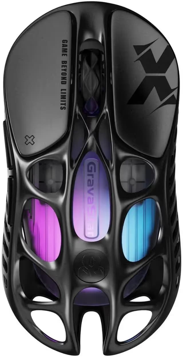 GravaStar Mercury X Wireless Gaming Mouse Galaxy Black image