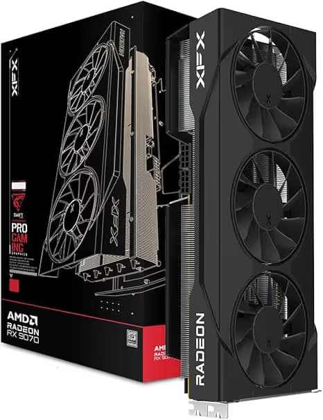 XFX Swift Radeon RX 9070 GRE Black Triple Fan Gaming Edition 12GB GDDR6 image