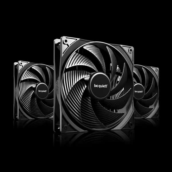 bequiet! PURE WINGS 3 140mm Black PWM HS Pack of 3 image