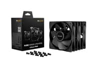bequiet! PURE WINGS 3 120mm Black PWM Reverse Pack of 3 image