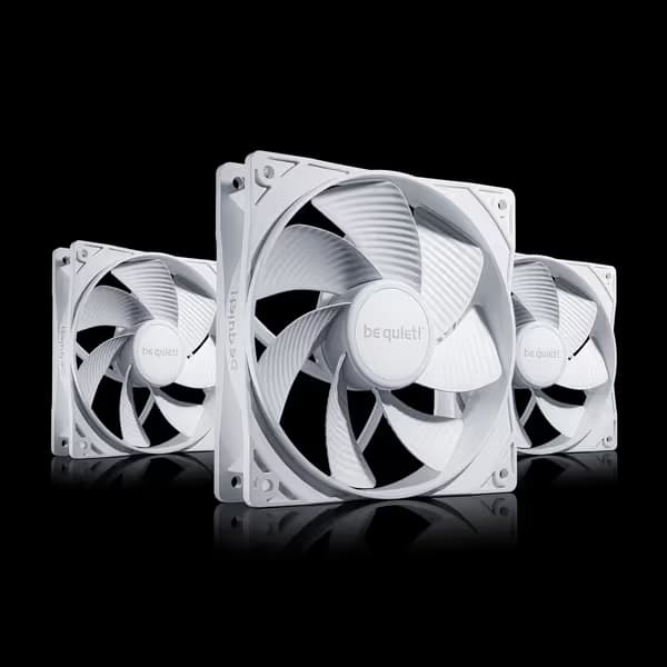 bequiet! PURE WINGS 3 120mm White PWM Reverse Pack of 3 main image