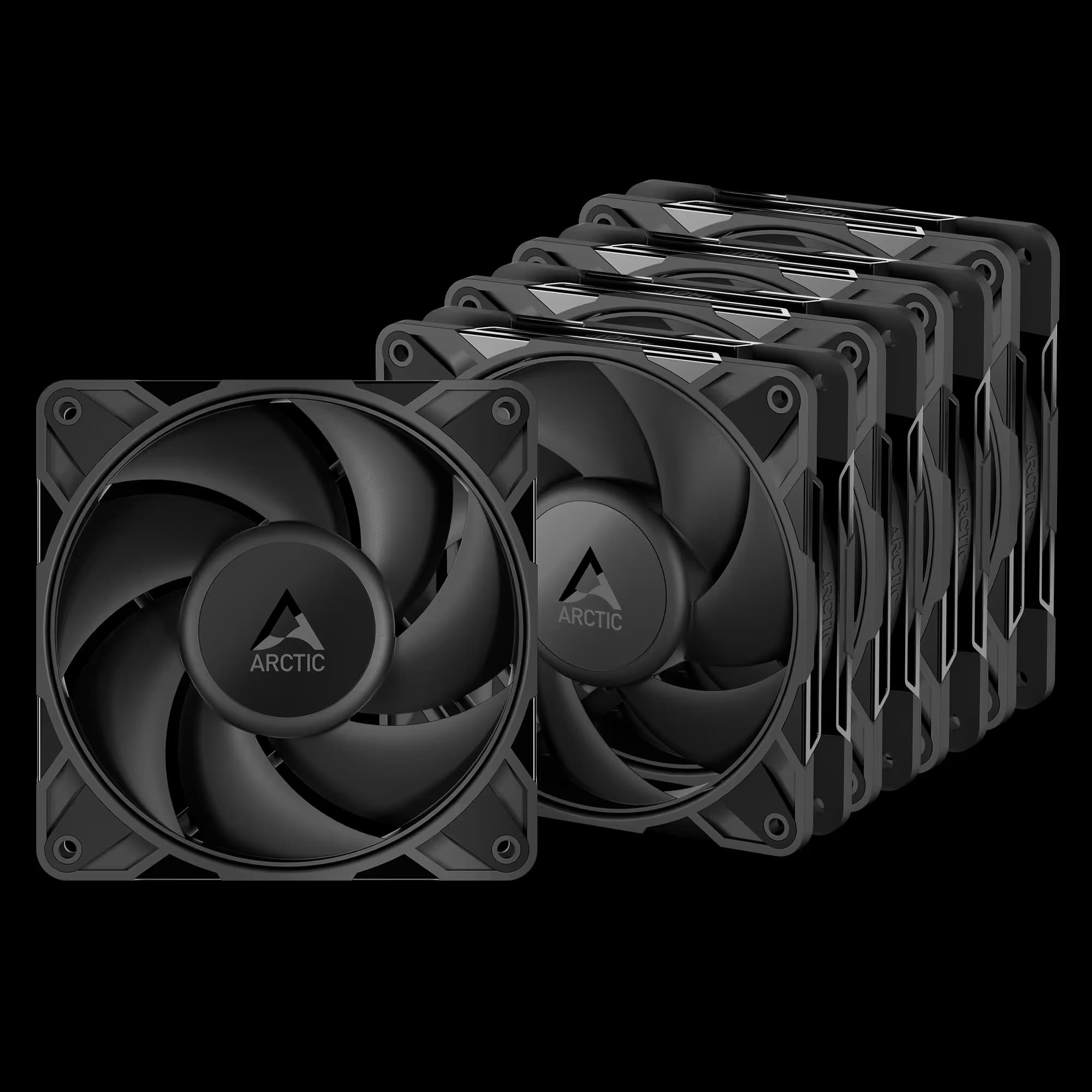 Arctic P12 Pro LN 120 Black Pack of 5 image