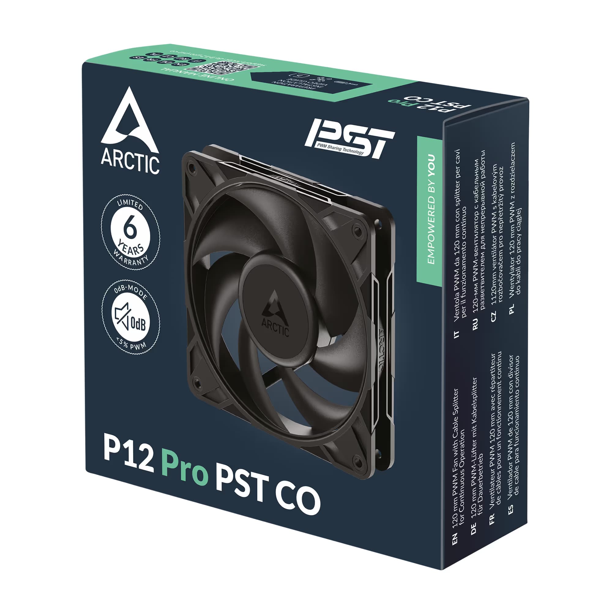 Arctic P12 Pro PST CO 120 Black image