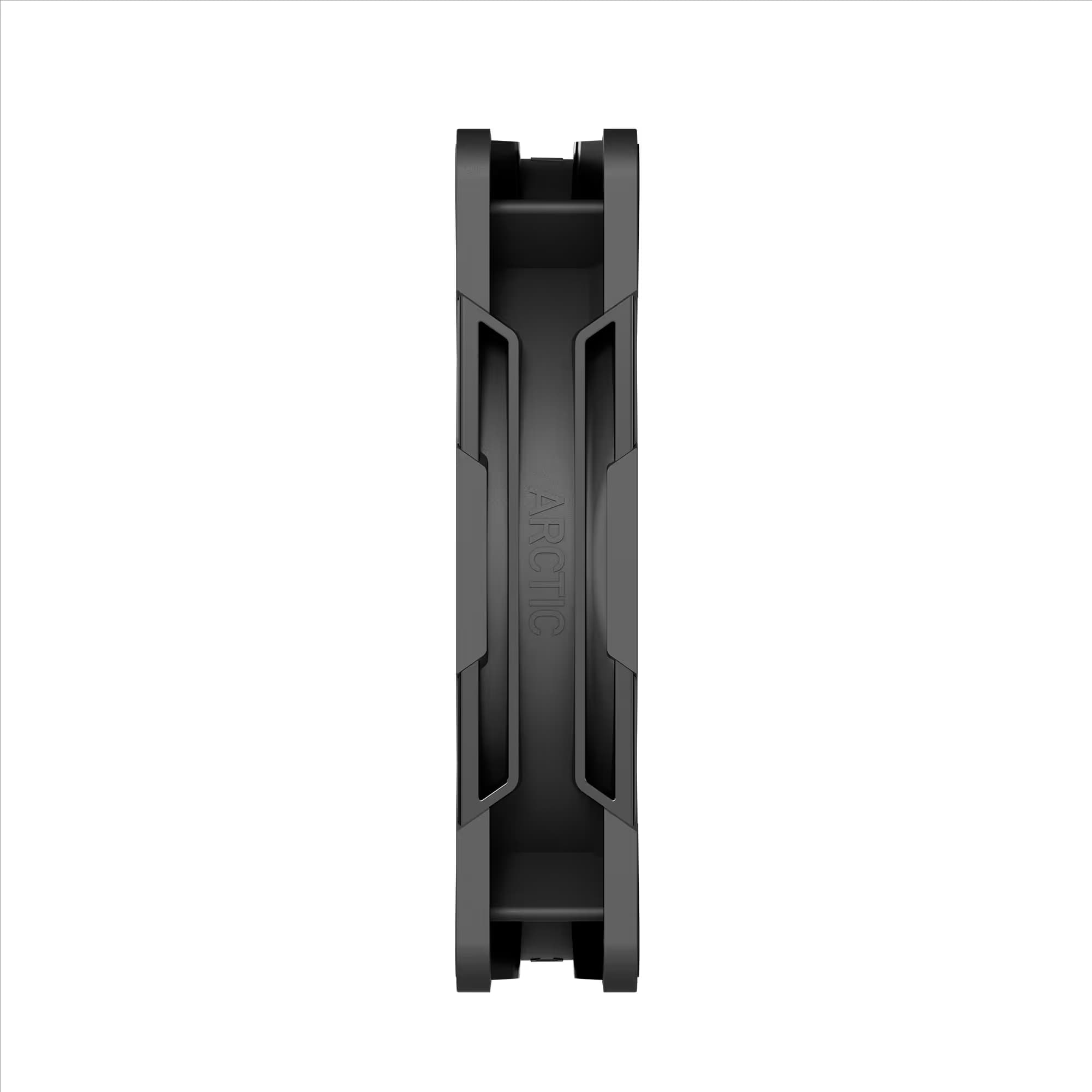 Arctic P12 Pro 120 ARGB PWM Black Reverse Blade Pack of 3 image