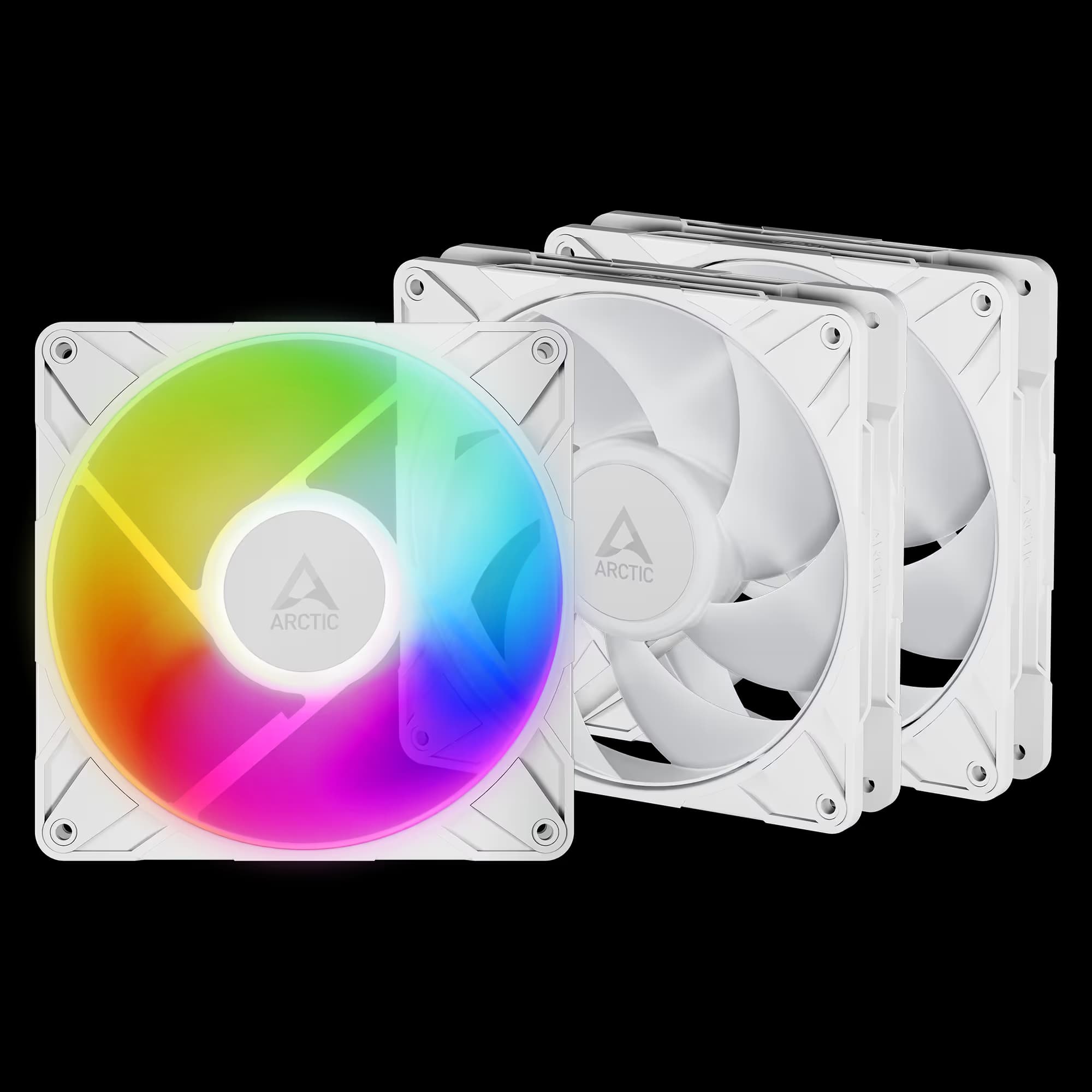 Arctic P14 Pro 140mm White ARGB Pack of 3 image