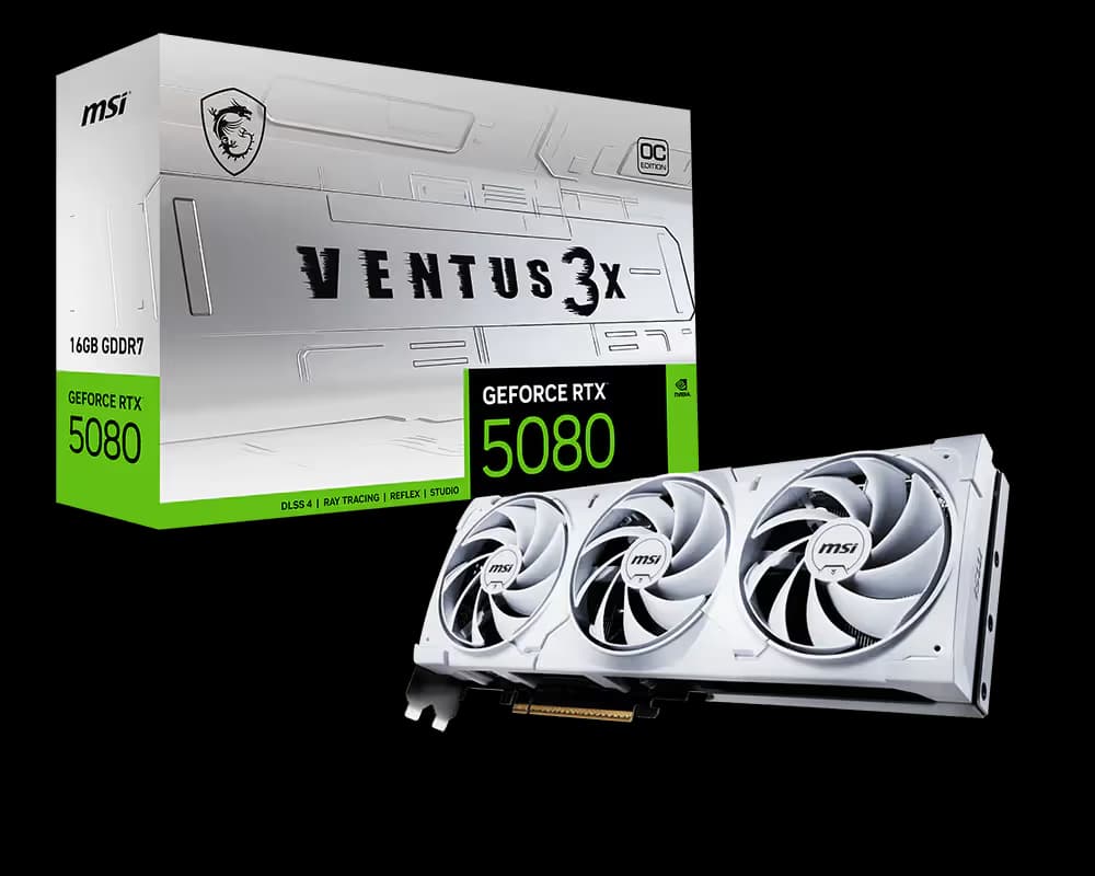 GeForce RTX 5080 16G VENTUS 3X WHITE main image