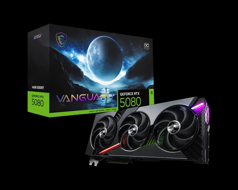 GeForce RTX 5080 16G VANGUARD OC main image
