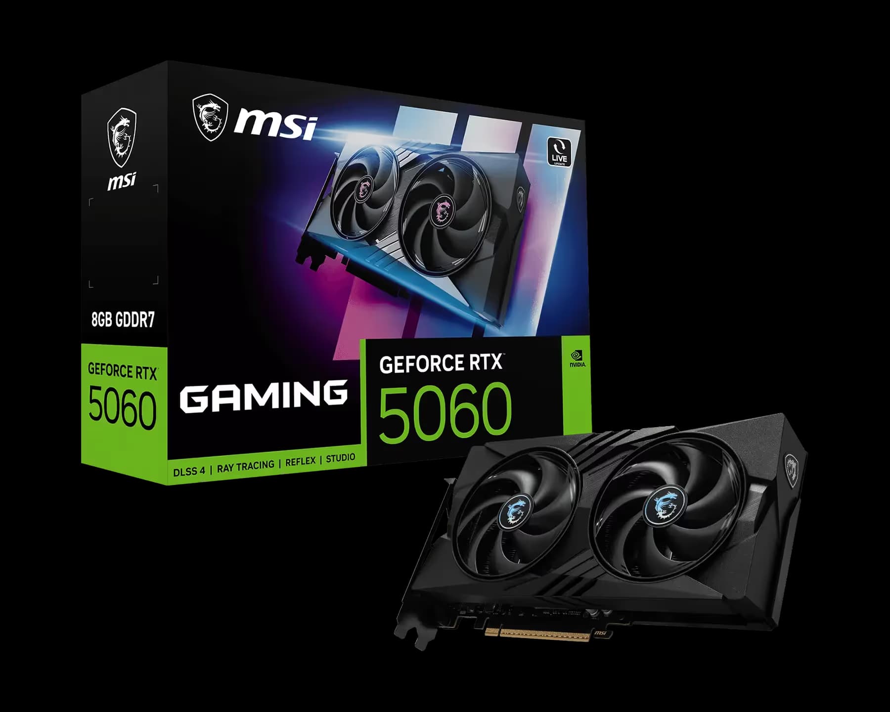 MSI GeForce RTX 5060 8G GAMING V1 image