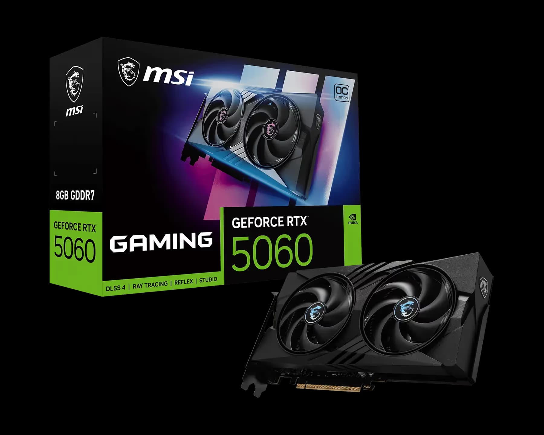 MSI GeForce RTX 5060 8G GAMING OC V1 image