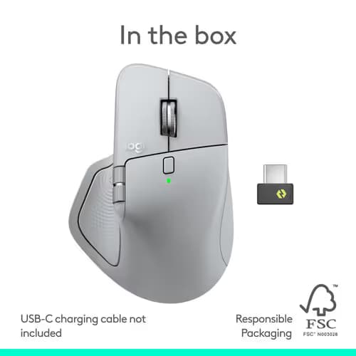 Logitech MX Master 4 Pale Grey image