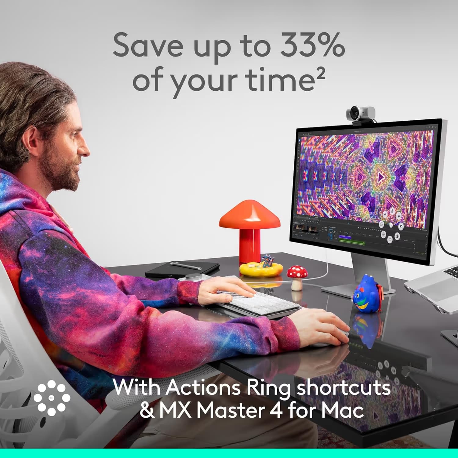 Logitech MX Master 4 for Mac Space Black image