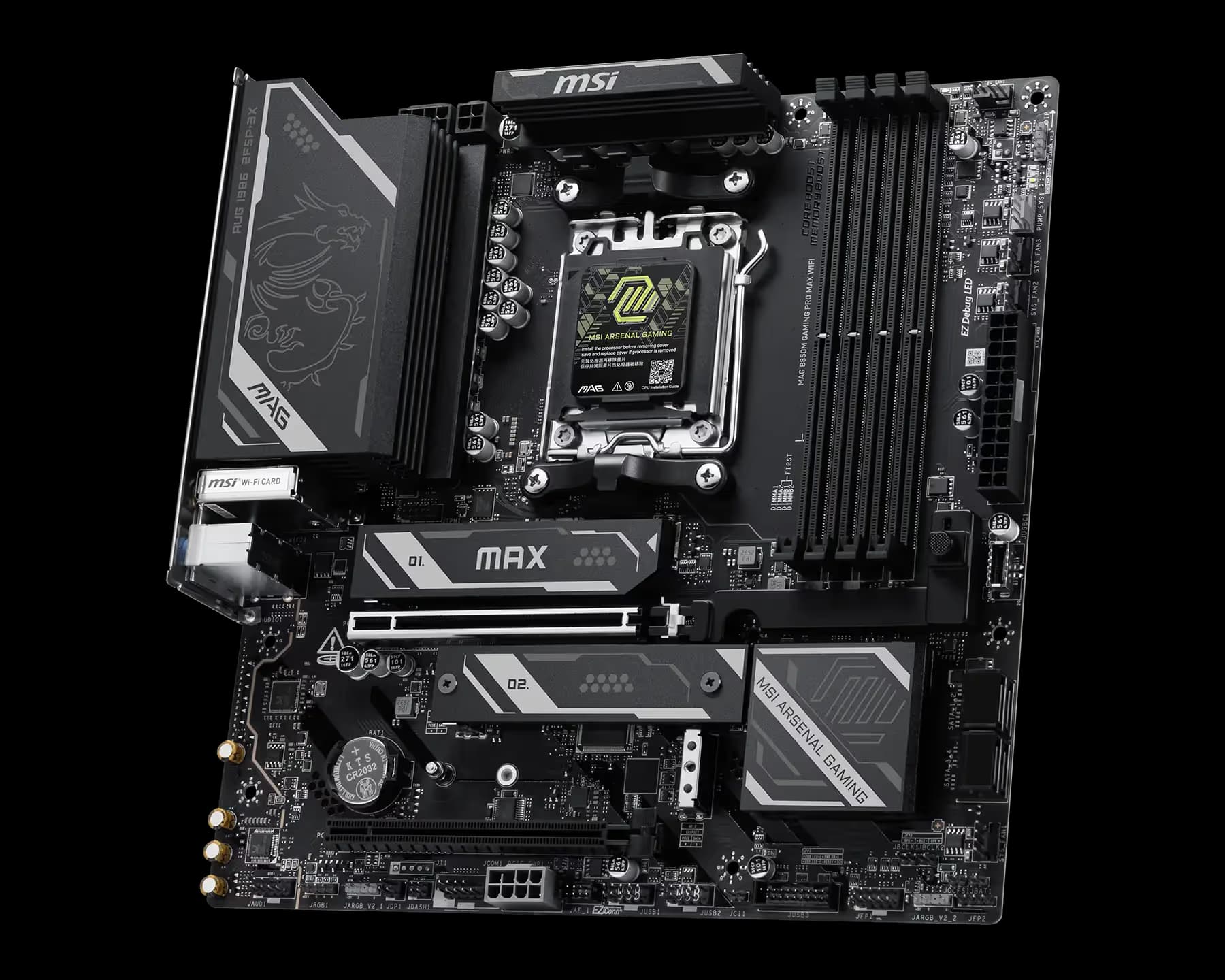 MSI MAG B850M GAMING PRO MAX WIFI image