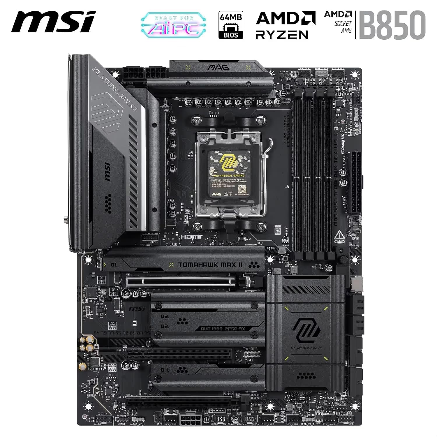 MSI MAG B850 TOMAHAWK MAX WIFI II image