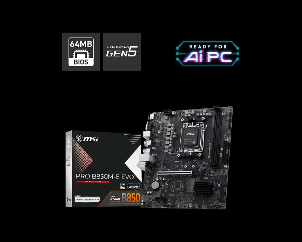 MSI PRO B850M-E EVO image