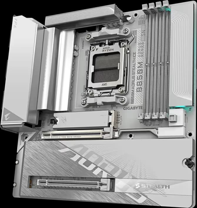 GIGABYTE B850M AORUS STEALTH ICE image