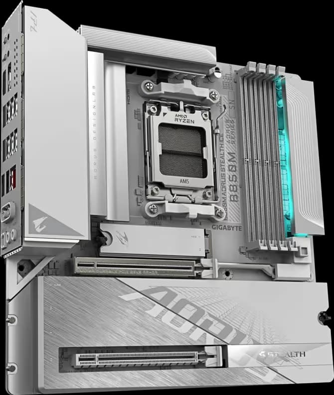 GIGABYTE B850M AORUS STEALTH ICE image