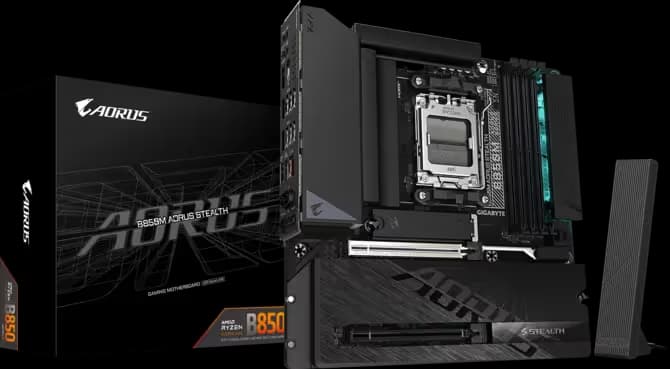 GIGABYTE B850M AORUS STEALTH image