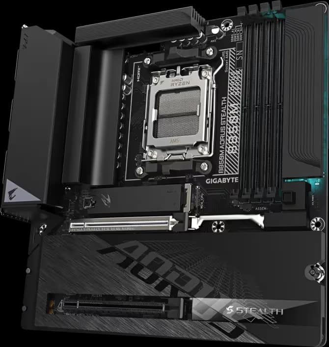 GIGABYTE B850M AORUS STEALTH image