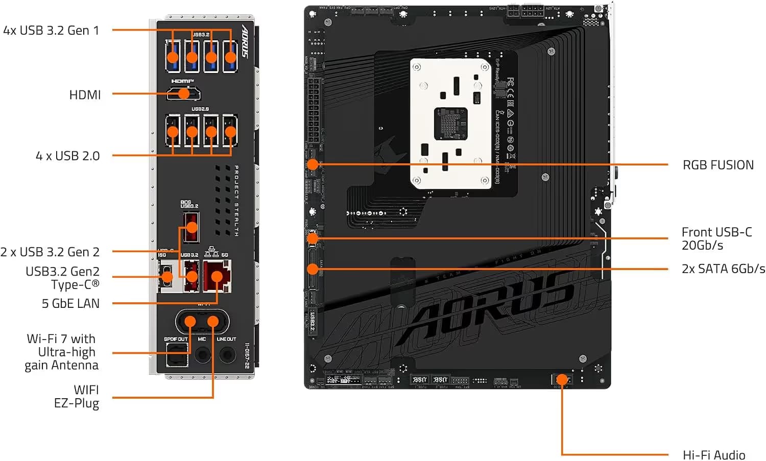 GIGABYTE B850 AORUS STEALTH image