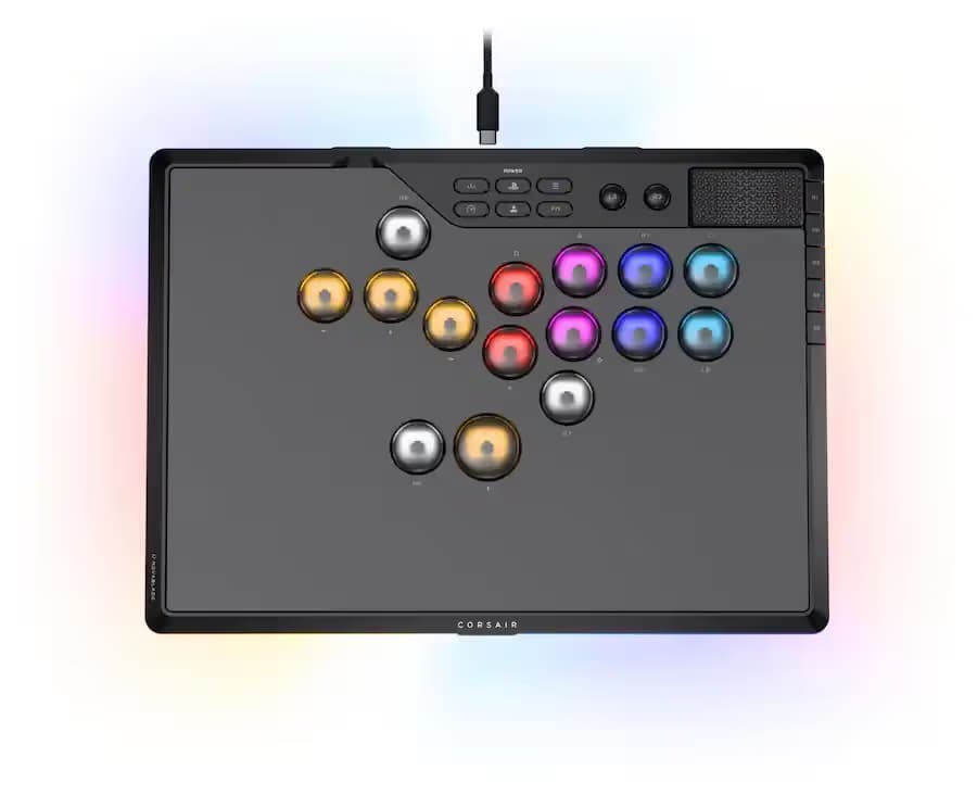 CORSAIR NOVABLADE PRO WIRELESS Hall Effect Leverless Fighting Game Controller main image