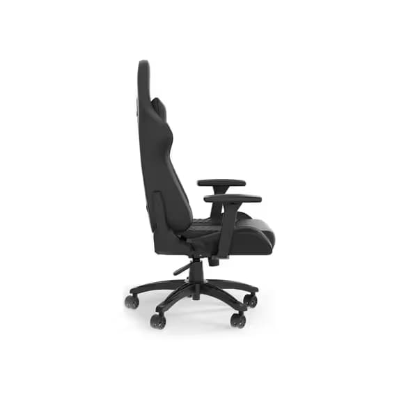 Corsair TC100 RELAXED Gaming Chair - Leatherette Black/Black image