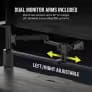 CORSAIR Platform:6 Creator Edition Desk - Wood, Dark Walnut Stain image