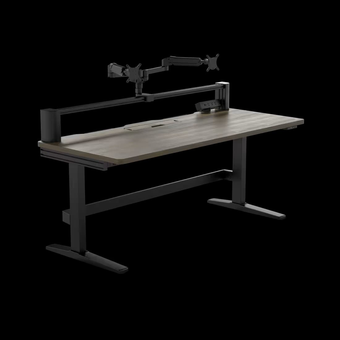 Corsair Platform:6 Elevate Desk, Wood, Dark Walnut Stain main image