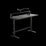 Corsair Platform:6 Elevate Desk, Wood, Dark Walnut Stain image