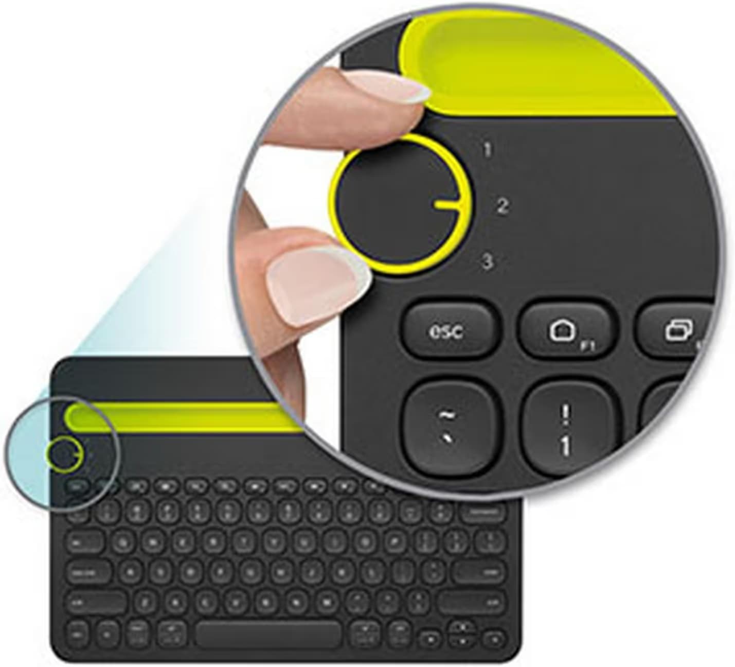 Logitech K480 Multi-Device Bluetooth Keyboard image