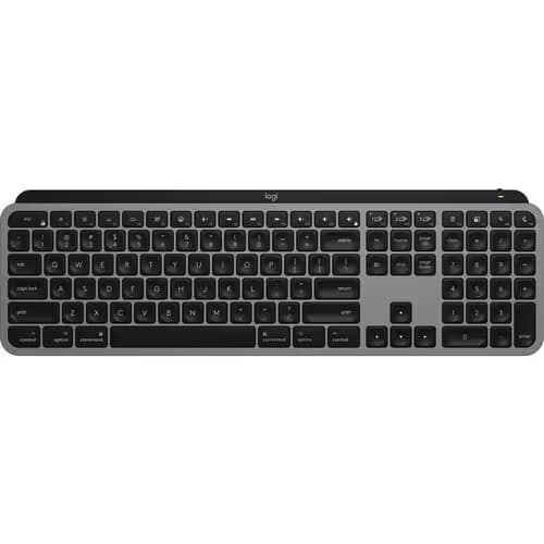 Logitech MX Keys S for Mac Wireless Keyboard – Space Gray image