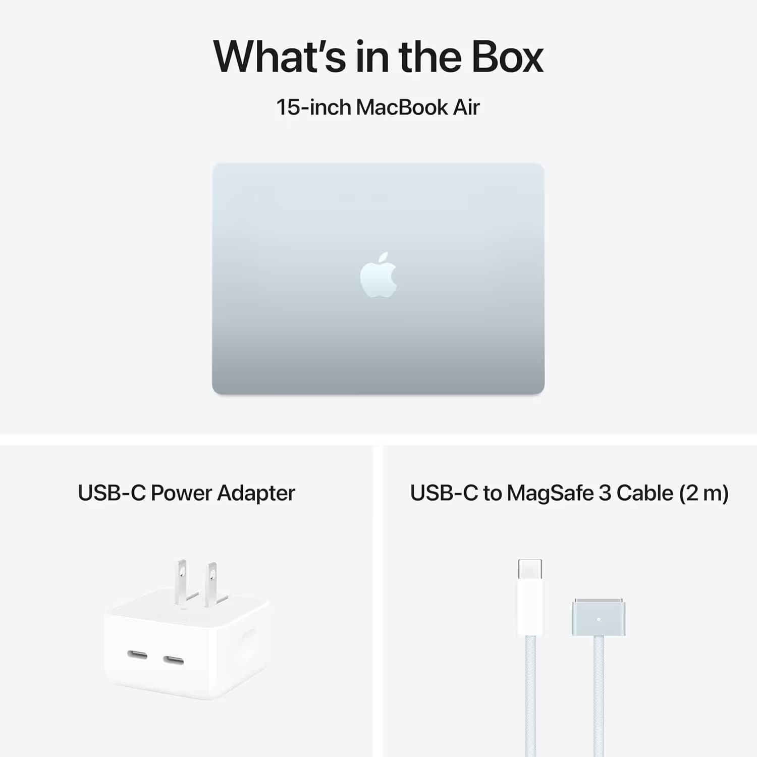 Apple MacBook Air 15-inch (M4, 2025), Sky Blue image