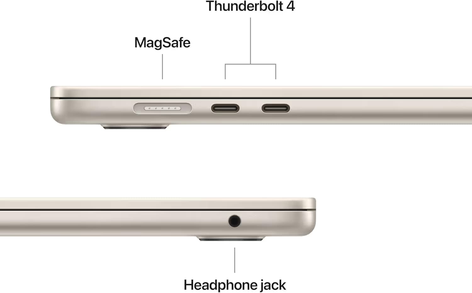 Apple MacBook Air 15-inch, M5, Starlight, 16GB memory, 512GB storage image