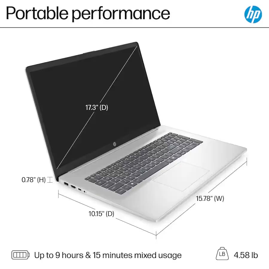 HP 17.3-inch Full HD Laptop 17-cp2025dx image
