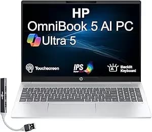 HP OmniBook 5 16-inch OLED Touch Laptop 16-fb0135dx main image