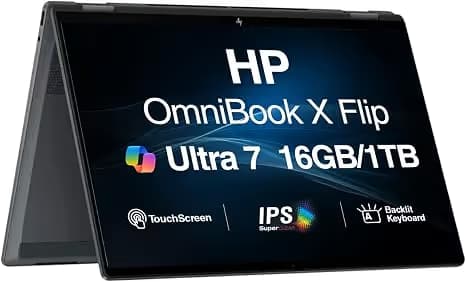 HP OmniBook X Flip 16-as0023dx 16-inch 2-in-1 Laptop - Core Ultra 7 256V - 16GB/1TB - Eclipse Gray image