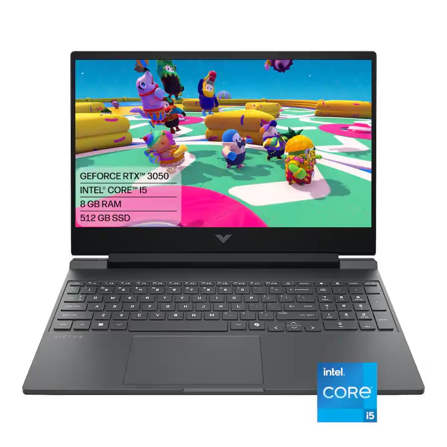 HP Victus 15-fa2013dx 15.6-inch 144Hz FHD Gaming Laptop - Core i5-13420H - RTX 3050 - 8GB/512GB - Mica Silver main image