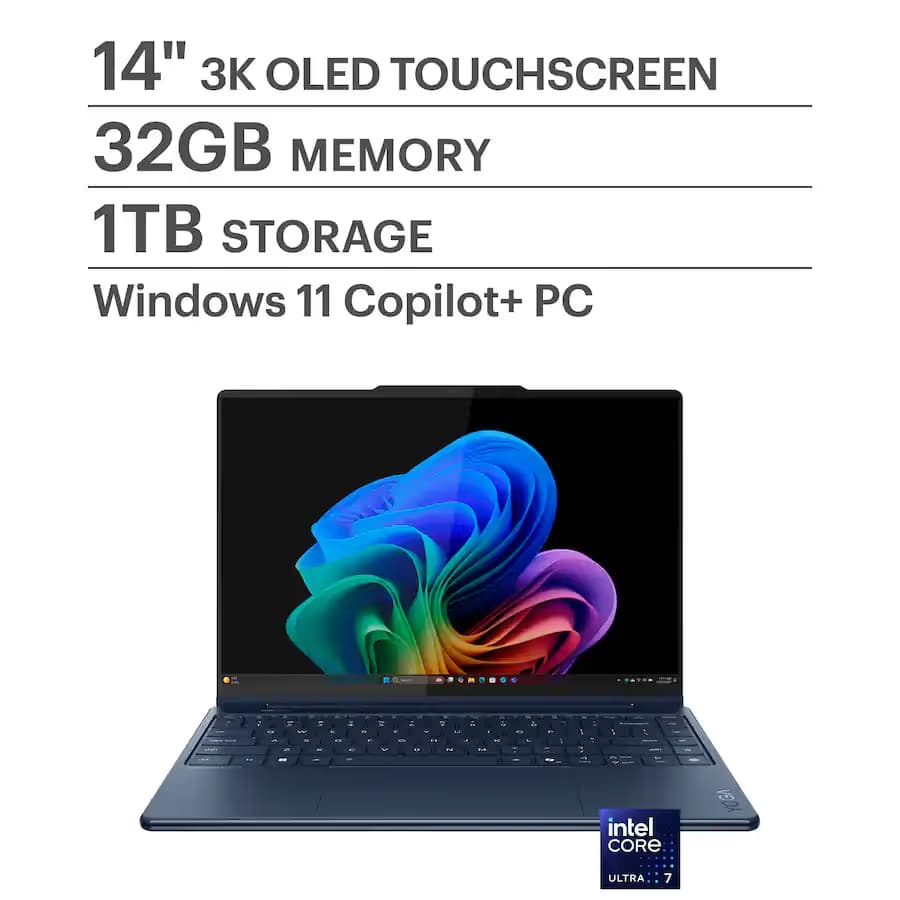 Lenovo Yoga 9i 2-in-1 Aura Edition 14-inch Copilot+ PC 83LC0001US image